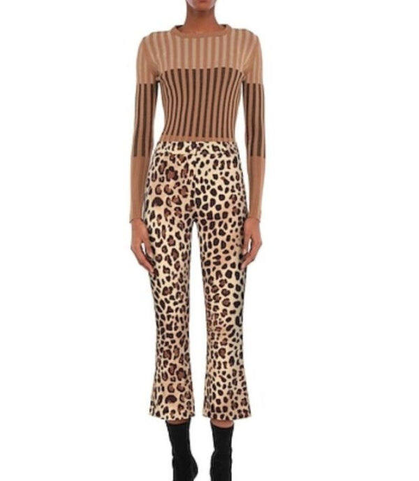 BE BLUMARINE pantaloni  do leopard