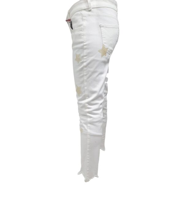 Jeans donna 5 tasche bianco Nenette