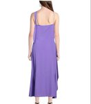 SIMONA CORSELLINI abito lungo bright purple