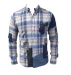 Camicia Uomo  Flanella patchwork GIANNI LUPO