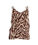 SIMONA CORSELLINI Top zebra natural