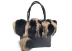 Borsa Shopper in pelle e Volpe DanyB Couture