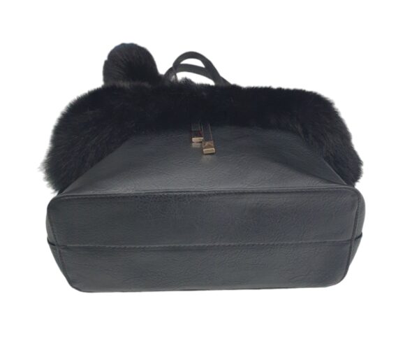 Borsa Shopper in pelle e Volpe DanyB Couture