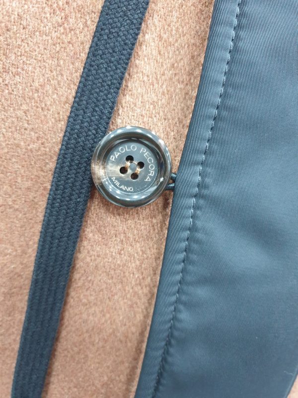 Parka lungo bicolore Uomo PAOLO PECORA tg M