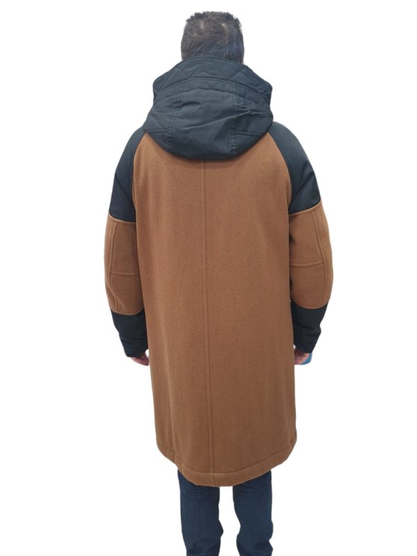 Parka lungo bicolore Uomo PAOLO PECORA tg M