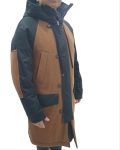 Parka lungo bicolore Uomo PAOLO PECORA tg M
