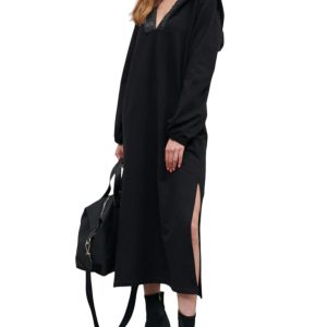 Abito lungo con cappuccio PAOLA TIENFORTI tg M/L