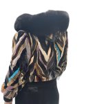 Bomber in Visone e collo in Volpe TG 44/46