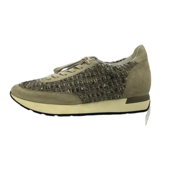 Sneakers donna in tessuto grigio Anne Claire