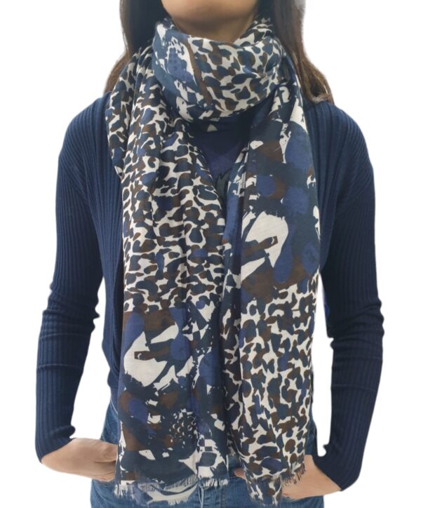 CARACCIOLO Foulard sartoriale in misto Cashmere Unisex