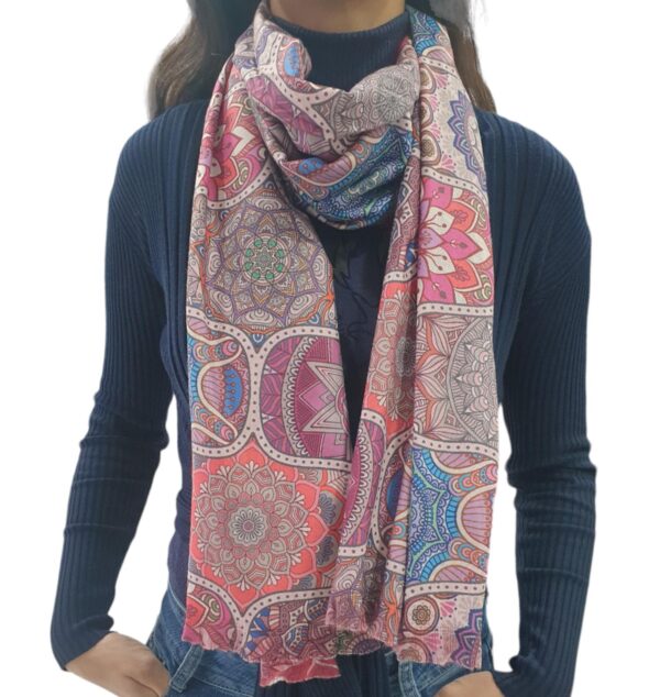 CARACCIOLO Foulard sartoriale in misto Cashmere Unisex