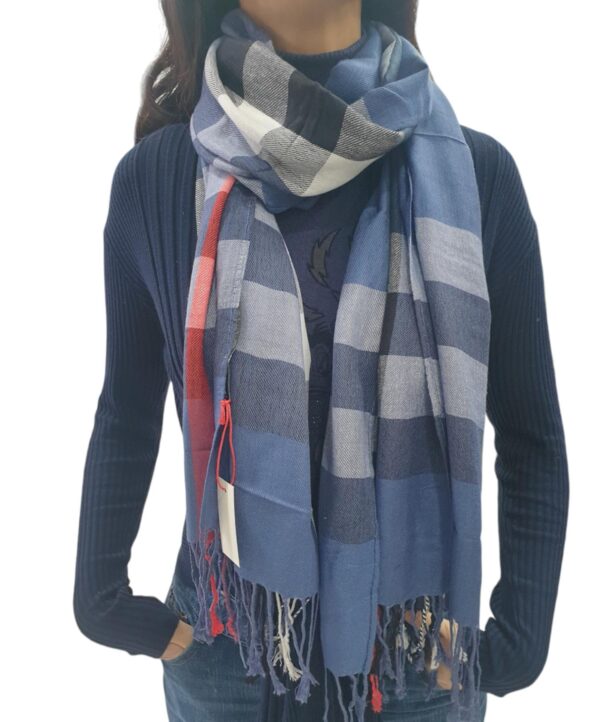 CARACCIOLO Foulard sartoriale in misto Cashmere Unisex