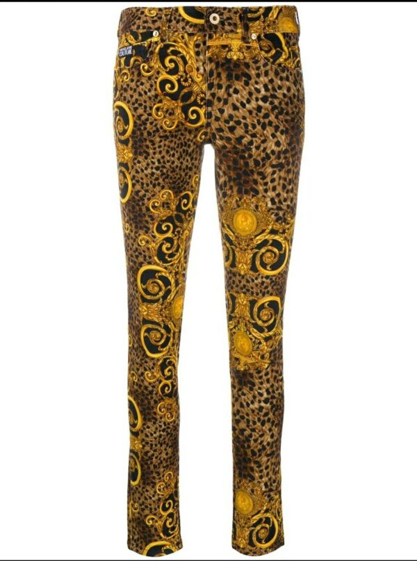 Pantalone Cinque Tasche In Vellutino VERSACE JEANS COUTURE