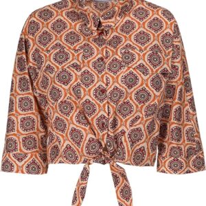 JIJIL camicia donna patterned beige shirt