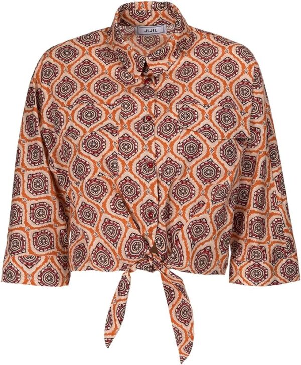 JIJIL camicia donna patterned beige shirt