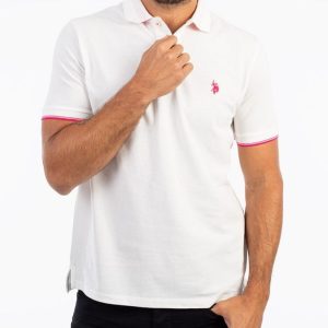 U.S POLO ASSN. Polo Uomo estiva bianco
