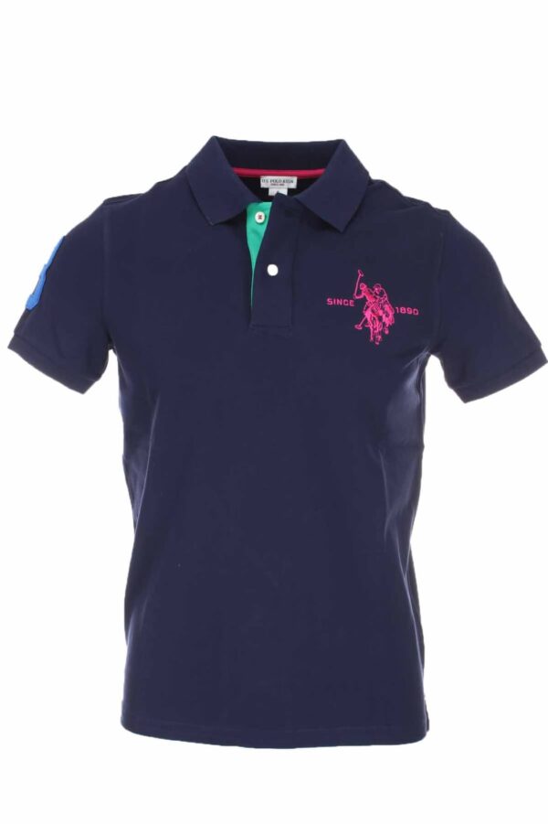 US POLO ASSN Polo mezza manica maxilogo numero 3