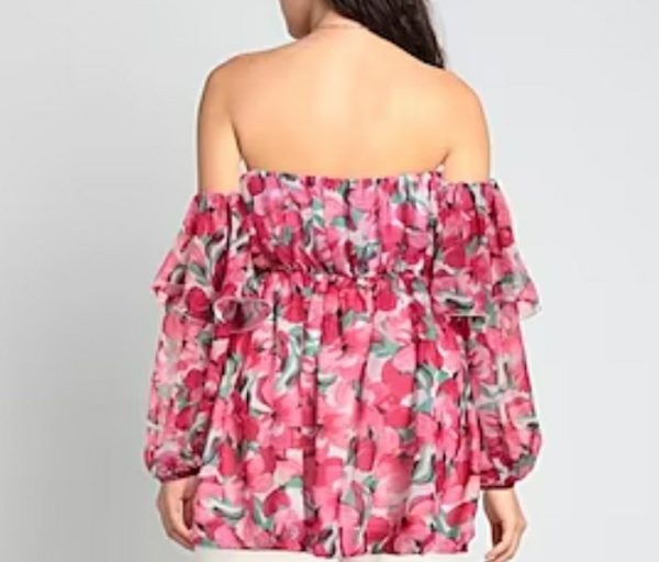 JIJIL abito mini fantasia primavera fucsia