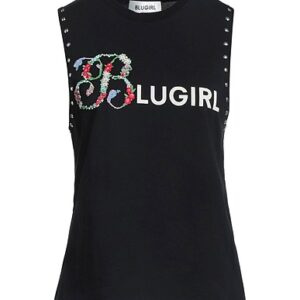 BLUGIRL Blumarine canotta spalla larga con borchie