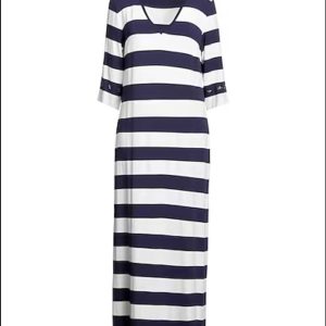 CLIPS MORE abito lungo a righe