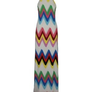 MISSONI abito lungo in jersey con bretelle sottili