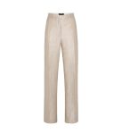 SEVENTY pantaloni in cotone e seta avorio