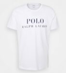 POLO RALPH LAUREN - T-shirt  nera con logo con scritta sul petto