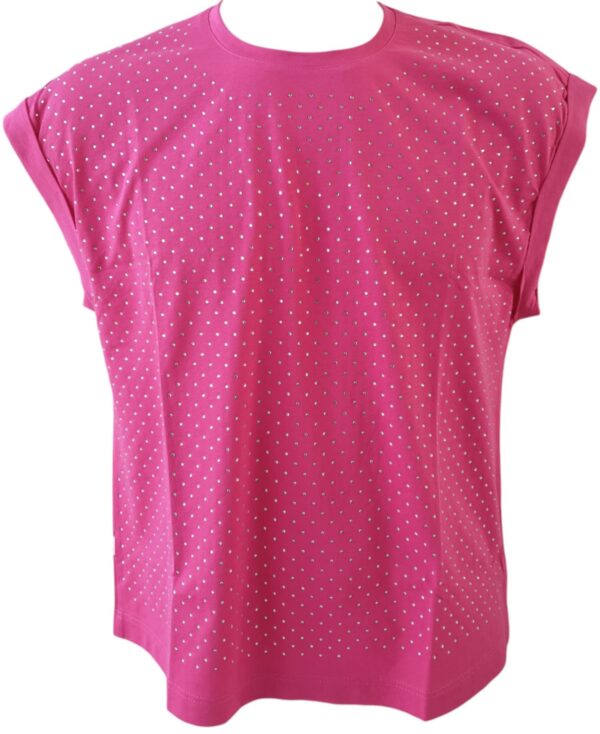 JIJIL t-shirt donna con brillantini