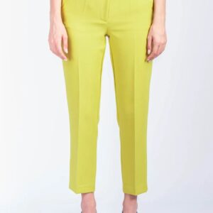 VICOLO pantaloni regoular fit donna verde lime