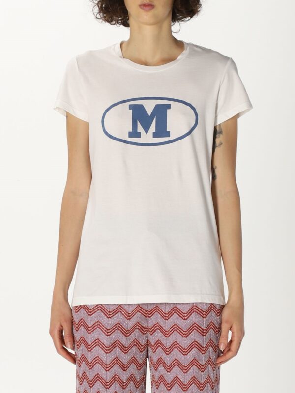 MISSONI t-shirt giro collo logo stampa