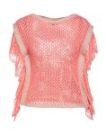 LUI-JO  maglia chiusa traforata  quartz pink