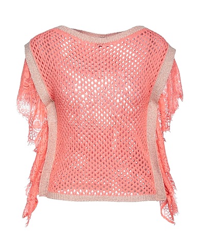LUI-JO  maglia chiusa traforata  quartz pink