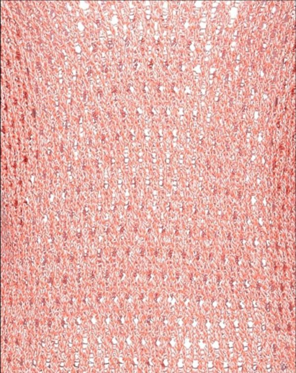 LIU-JO t-shirt traforata scollo a V