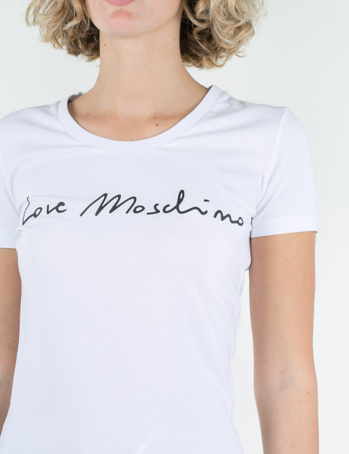 LOVE MOSCHINO shirt girocollo regoular fit