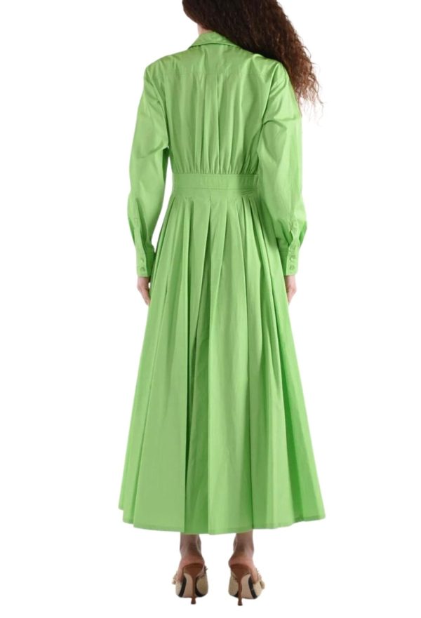 MAX MARA abito lungo donna svasato in cotone