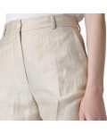 SEVENTY pantaloni in cotone e seta avorio