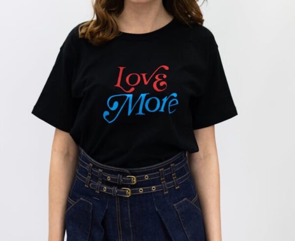 PHILOSOPHY t-shirt girocollo con stampa LOVE MORE