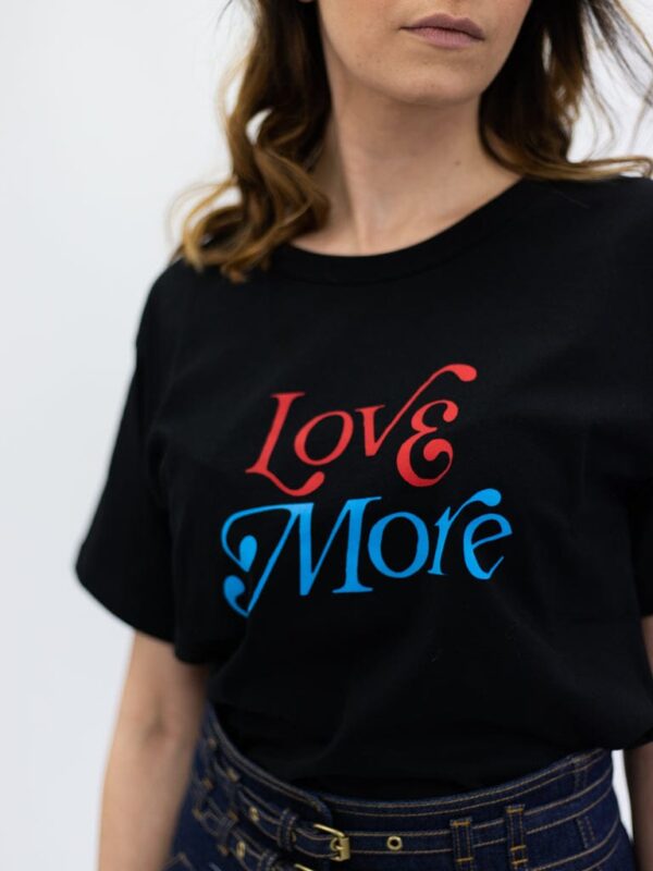 PHILOSOPHY t-shirt girocollo con stampa LOVE MORE