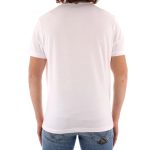 REFRIGIWEAR t-shirt uomo logo piccolo stampa arancio