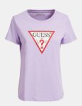 GUESS T-SHIRT Donna basic girocollo logo stampa