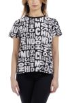 MOSCHINO underwear t-shirt loggata girocollo base nero