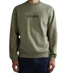 NAPAPIJRI Felpa girocollo uomo verde militare