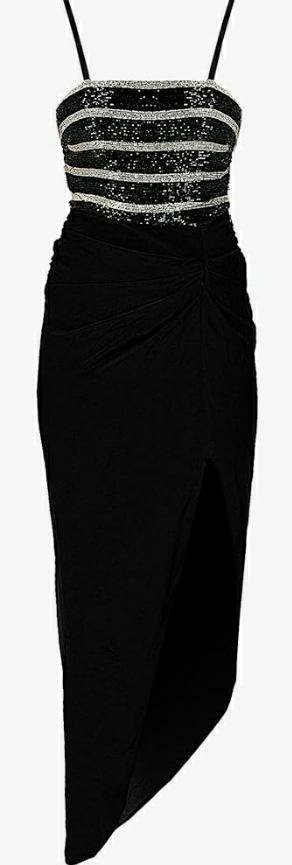 PINKO Albenga abito corpetto coralli nero/silver