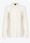 PINKO nora camicia crepè de chine