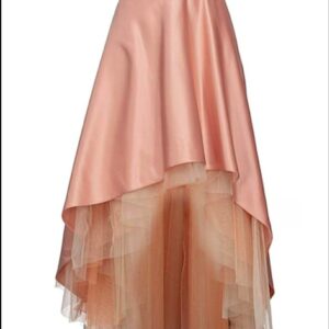 PINKO Gastre gonna Pink Duchesse con tulle