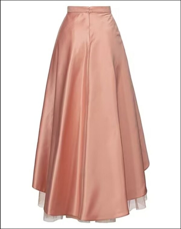 PINKO Gastre gonna Pink Duchesse con tulle