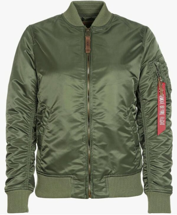 ALPHA INDUSTRIES bomber verde uomo