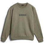 NAPAPIJRI Felpa girocollo uomo verde militare