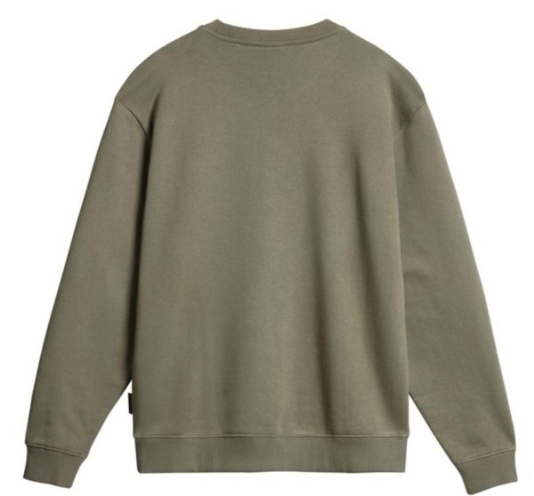 NAPAPIJRI Felpa girocollo uomo verde militare