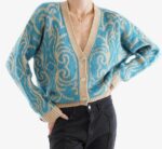 JIJIL cardigan  fantasia scollo a V DONNA